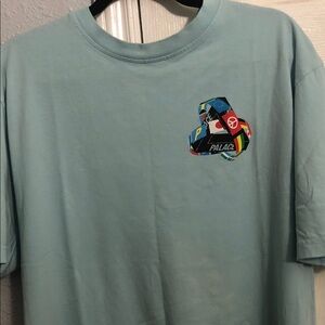 PALACE Sky Blue Tee with Logo